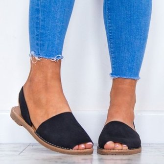 Women Flip Flop Sandals Peep Toe Slip on Sandals